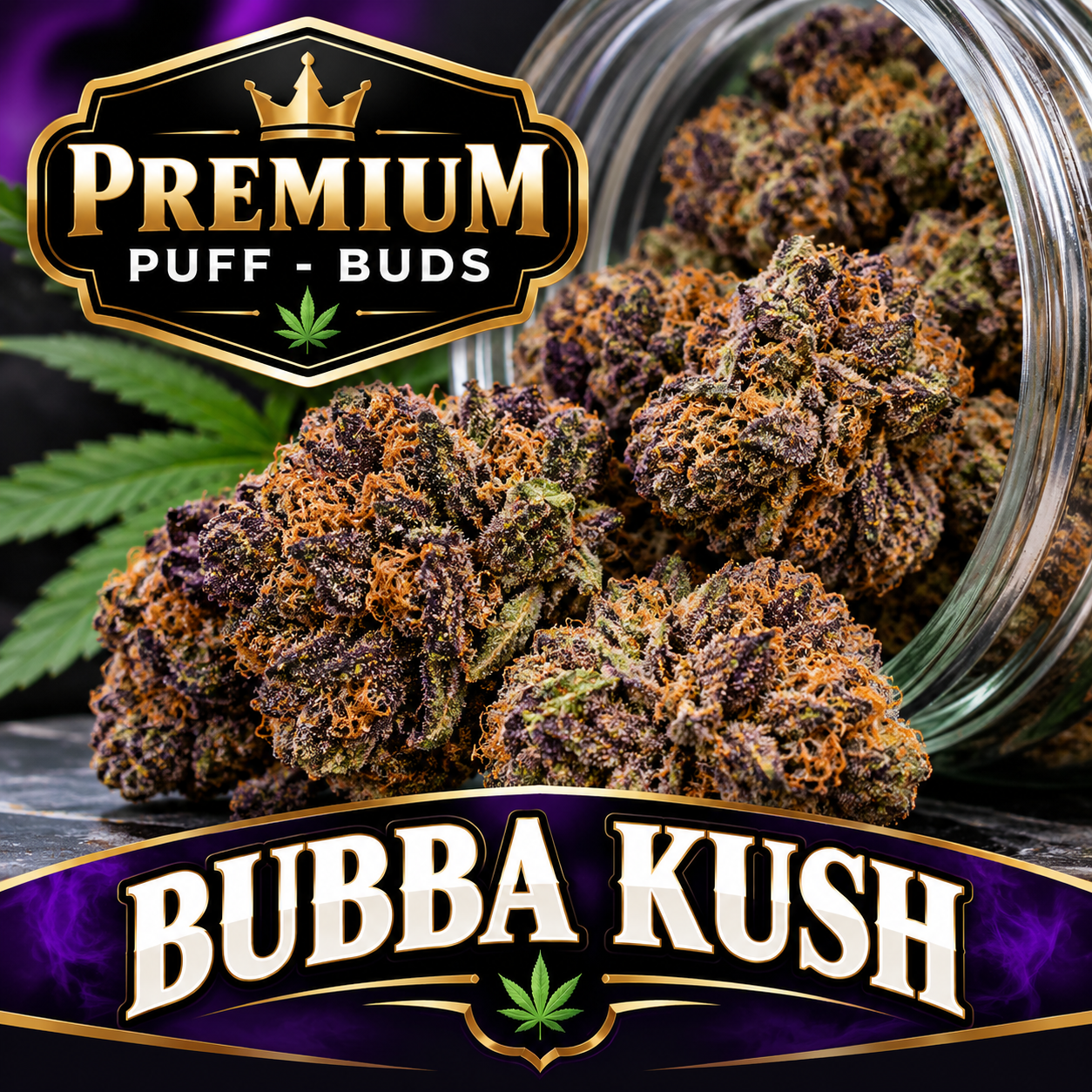 premium bubba kush cannabis label premium bubba kush cannabis label